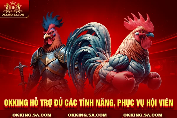 OKKING hỗ trợ đủ các tính năng, phục vụ hội viên